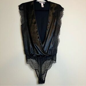 Victoria secret black bodysuit small